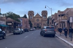 Section 1 - A view of the cathedral in Santa Fe. 