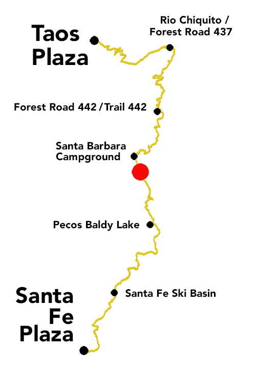 thumbnail summary map, second bridge going into Santa Barbara, s3-6