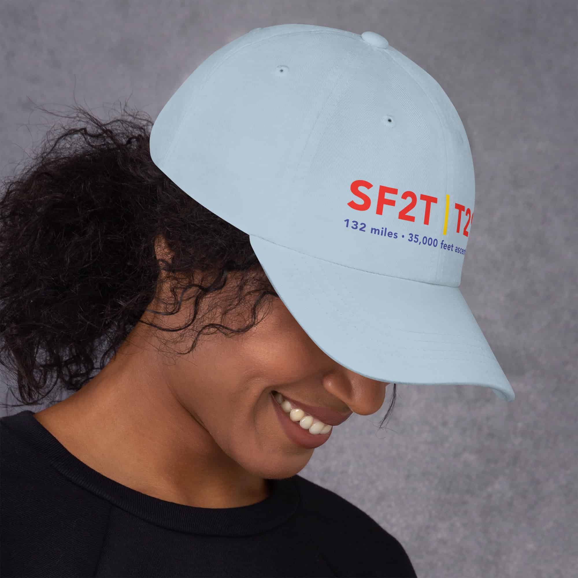 SF2T | T2SF - 132 miles, 35,000 feet ascent/descent hat - Image 9