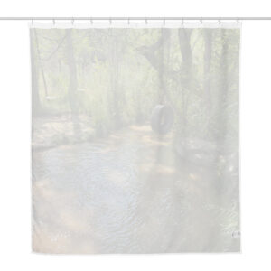Tire swing along Santa Fe River - Shower curtain