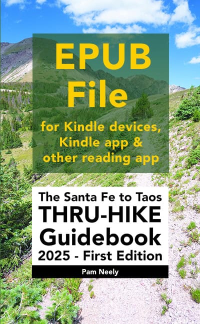 Santa Fe to Taos Trail Guidebook, first edition, epub file