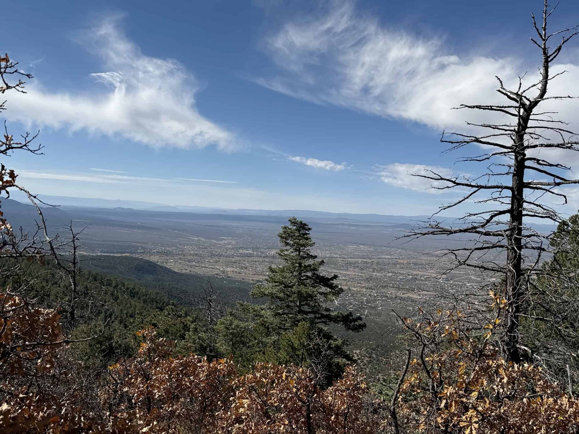 S6-5 view of Taos Mountains from unnamed trail